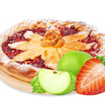 Пирог клубнично-яблочный на заказ с доставкой по Тюмени